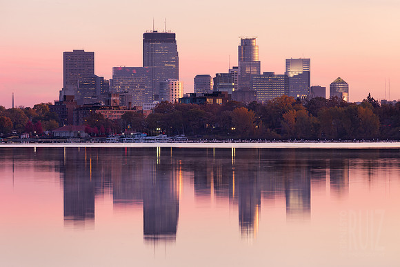 Calhoun Magenta in Autumn
